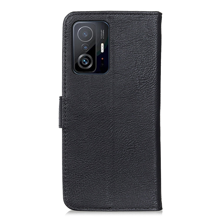 KHAZNEH Cowhide Texture Horizontal Flip Leather Case with Holder & Card Slots & Wallet, For Xiaomi Mi 11T / 11T Pro