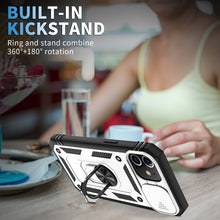 Load image into Gallery viewer, Sliding Camera Cover Design TPU + PC Protective Case with 360 Degree Rotating Holder &amp; Card Slot, For iPhone 12 mini, For iPhone 12 / 12 Pro, For iPhone 12 Pro Max, For iPhone 11, For iPhone 11 Pro, For iPhone 11 Pro Max