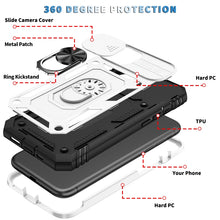 Load image into Gallery viewer, Sliding Camera Cover Design TPU + PC Protective Case with 360 Degree Rotating Holder &amp; Card Slot, For iPhone 12 mini, For iPhone 12 / 12 Pro, For iPhone 12 Pro Max, For iPhone 11, For iPhone 11 Pro, For iPhone 11 Pro Max
