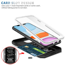 Load image into Gallery viewer, Sliding Camera Cover Design TPU + PC Protective Case with 360 Degree Rotating Holder &amp; Card Slot, For iPhone 12 mini, For iPhone 12 / 12 Pro, For iPhone 12 Pro Max, For iPhone 11, For iPhone 11 Pro, For iPhone 11 Pro Max
