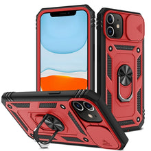 Load image into Gallery viewer, Sliding Camera Cover Design TPU + PC Protective Case with 360 Degree Rotating Holder &amp; Card Slot, For iPhone 12 mini, For iPhone 12 / 12 Pro, For iPhone 12 Pro Max, For iPhone 11, For iPhone 11 Pro, For iPhone 11 Pro Max