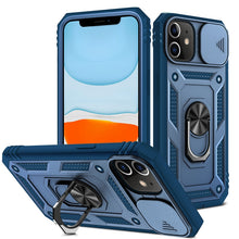 Load image into Gallery viewer, Sliding Camera Cover Design TPU + PC Protective Case with 360 Degree Rotating Holder &amp; Card Slot, For iPhone 12 mini, For iPhone 12 / 12 Pro, For iPhone 12 Pro Max, For iPhone 11, For iPhone 11 Pro, For iPhone 11 Pro Max