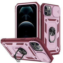 Load image into Gallery viewer, Sliding Camera Cover Design TPU + PC Protective Case with 360 Degree Rotating Holder &amp; Card Slot, For iPhone 12 mini, For iPhone 12 / 12 Pro, For iPhone 12 Pro Max, For iPhone 11, For iPhone 11 Pro, For iPhone 11 Pro Max