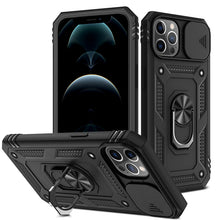 Load image into Gallery viewer, Sliding Camera Cover Design TPU + PC Protective Case with 360 Degree Rotating Holder &amp; Card Slot, For iPhone 12 mini, For iPhone 12 / 12 Pro, For iPhone 12 Pro Max, For iPhone 11, For iPhone 11 Pro, For iPhone 11 Pro Max