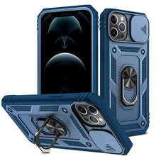 Load image into Gallery viewer, Sliding Camera Cover Design TPU + PC Protective Case with 360 Degree Rotating Holder &amp; Card Slot, For iPhone 12 mini, For iPhone 12 / 12 Pro, For iPhone 12 Pro Max, For iPhone 11, For iPhone 11 Pro, For iPhone 11 Pro Max