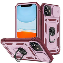 Load image into Gallery viewer, Sliding Camera Cover Design TPU + PC Protective Case with 360 Degree Rotating Holder &amp; Card Slot, For iPhone 12 mini, For iPhone 12 / 12 Pro, For iPhone 12 Pro Max, For iPhone 11, For iPhone 11 Pro, For iPhone 11 Pro Max