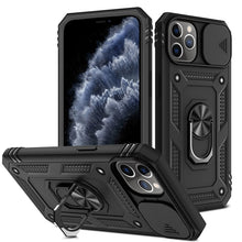 Load image into Gallery viewer, Sliding Camera Cover Design TPU + PC Protective Case with 360 Degree Rotating Holder &amp; Card Slot, For iPhone 12 mini, For iPhone 12 / 12 Pro, For iPhone 12 Pro Max, For iPhone 11, For iPhone 11 Pro, For iPhone 11 Pro Max