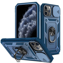Load image into Gallery viewer, Sliding Camera Cover Design TPU + PC Protective Case with 360 Degree Rotating Holder &amp; Card Slot, For iPhone 12 mini, For iPhone 12 / 12 Pro, For iPhone 12 Pro Max, For iPhone 11, For iPhone 11 Pro, For iPhone 11 Pro Max