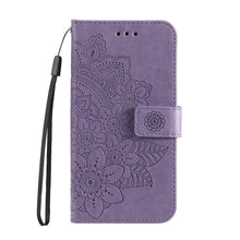 Load image into Gallery viewer, 7-petal Flowers Embossing Pattern Horizontal Flip PU Leather Case with Holder &amp; Card Slots &amp; Wallet &amp; Photo Frame, For Nokia 1.4, For Nokia G10 / G20 / 6.3, For Xiaomi Redmi 10, For OPPO Realme GT Master / Realme Q3 Pro