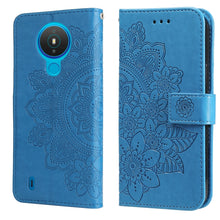 Load image into Gallery viewer, 7-petal Flowers Embossing Pattern Horizontal Flip PU Leather Case with Holder &amp; Card Slots &amp; Wallet &amp; Photo Frame, For Nokia 1.4, For Nokia G10 / G20 / 6.3, For Xiaomi Redmi 10, For OPPO Realme GT Master / Realme Q3 Pro