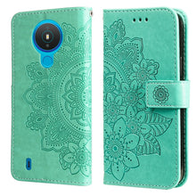 Load image into Gallery viewer, 7-petal Flowers Embossing Pattern Horizontal Flip PU Leather Case with Holder &amp; Card Slots &amp; Wallet &amp; Photo Frame, For Nokia 1.4, For Nokia G10 / G20 / 6.3, For Xiaomi Redmi 10, For OPPO Realme GT Master / Realme Q3 Pro