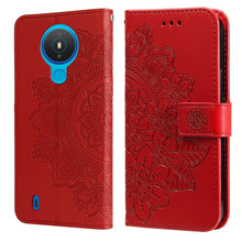 Load image into Gallery viewer, 7-petal Flowers Embossing Pattern Horizontal Flip PU Leather Case with Holder &amp; Card Slots &amp; Wallet &amp; Photo Frame, For Nokia 1.4, For Nokia G10 / G20 / 6.3, For Xiaomi Redmi 10, For OPPO Realme GT Master / Realme Q3 Pro