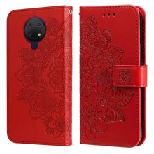Load image into Gallery viewer, 7-petal Flowers Embossing Pattern Horizontal Flip PU Leather Case with Holder &amp; Card Slots &amp; Wallet &amp; Photo Frame, For Nokia 1.4, For Nokia G10 / G20 / 6.3, For Xiaomi Redmi 10, For OPPO Realme GT Master / Realme Q3 Pro