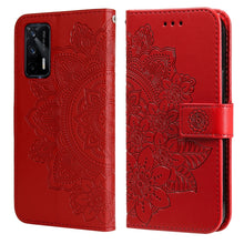 Load image into Gallery viewer, 7-petal Flowers Embossing Pattern Horizontal Flip PU Leather Case with Holder &amp; Card Slots &amp; Wallet &amp; Photo Frame, For Nokia 1.4, For Nokia G10 / G20 / 6.3, For Xiaomi Redmi 10, For OPPO Realme GT Master / Realme Q3 Pro