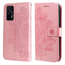 Load image into Gallery viewer, 7-petal Flowers Embossing Pattern Horizontal Flip PU Leather Case with Holder &amp; Card Slots &amp; Wallet &amp; Photo Frame, For Nokia 1.4, For Nokia G10 / G20 / 6.3, For Xiaomi Redmi 10, For OPPO Realme GT Master / Realme Q3 Pro