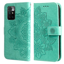 Load image into Gallery viewer, 7-petal Flowers Embossing Pattern Horizontal Flip PU Leather Case with Holder &amp; Card Slots &amp; Wallet &amp; Photo Frame, For Nokia 1.4, For Nokia G10 / G20 / 6.3, For Xiaomi Redmi 10, For OPPO Realme GT Master / Realme Q3 Pro