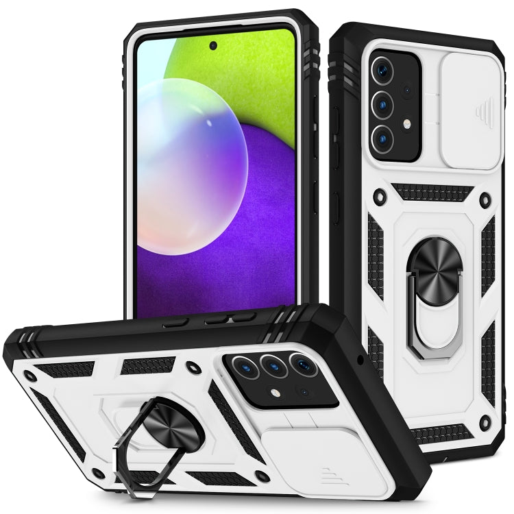 Sliding Camera Cover Design TPU + PC Protective Case with 360 Degree Rotating Holder & Card Slot, For Samsung Galaxy A12, For Samsung Galaxy A32 5G, For Samsung Galaxy A52, For Samsung Galaxy S20 FE, For Samsung Galaxy S21 5G, For Samsung Galaxy S21+ 5...