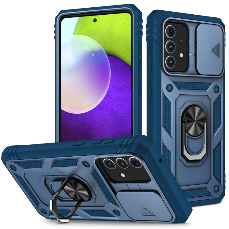 Sliding Camera Cover Design TPU + PC Protective Case with 360 Degree Rotating Holder & Card Slot, For Samsung Galaxy A12, For Samsung Galaxy A32 5G, For Samsung Galaxy A52, For Samsung Galaxy S20 FE, For Samsung Galaxy S21 5G, For Samsung Galaxy S21+ 5...