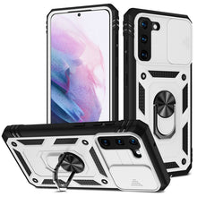 Load image into Gallery viewer, Sliding Camera Cover Design TPU + PC Protective Case with 360 Degree Rotating Holder &amp; Card Slot, For Samsung Galaxy A12, For Samsung Galaxy A32 5G, For Samsung Galaxy A52, For Samsung Galaxy S20 FE, For Samsung Galaxy S21 5G, For Samsung Galaxy S21+ 5...