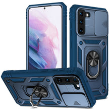 Load image into Gallery viewer, Sliding Camera Cover Design TPU + PC Protective Case with 360 Degree Rotating Holder &amp; Card Slot, For Samsung Galaxy A12, For Samsung Galaxy A32 5G, For Samsung Galaxy A52, For Samsung Galaxy S20 FE, For Samsung Galaxy S21 5G, For Samsung Galaxy S21+ 5...