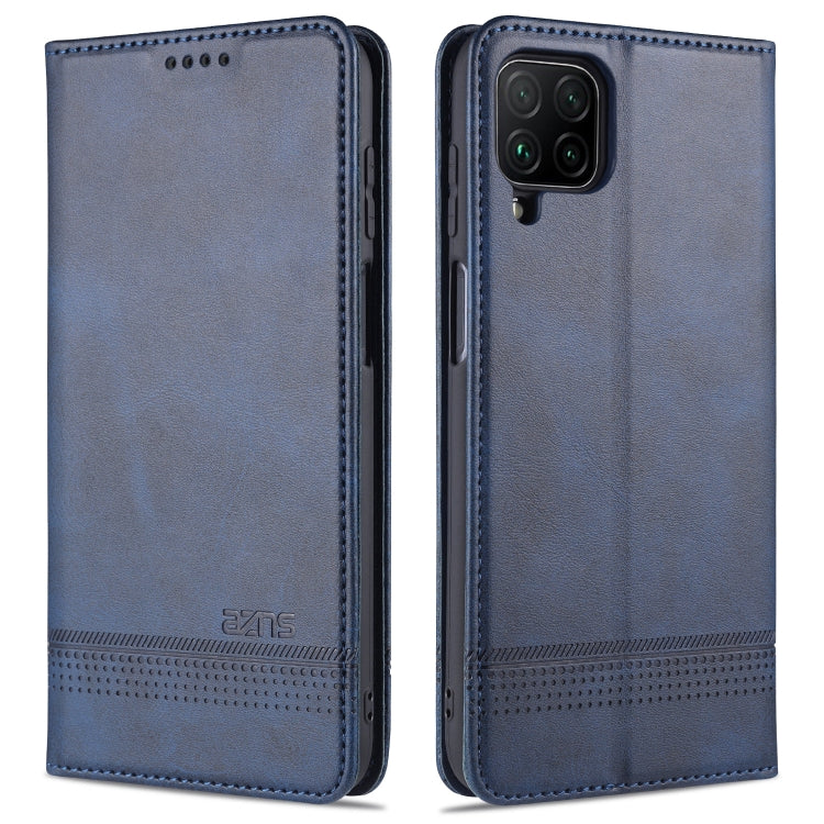 AZNS Magnetic Calf Texture Horizontal Flip Leather Case with Card Slots & Holder & Wallet, For Samsung Galaxy M32 Global