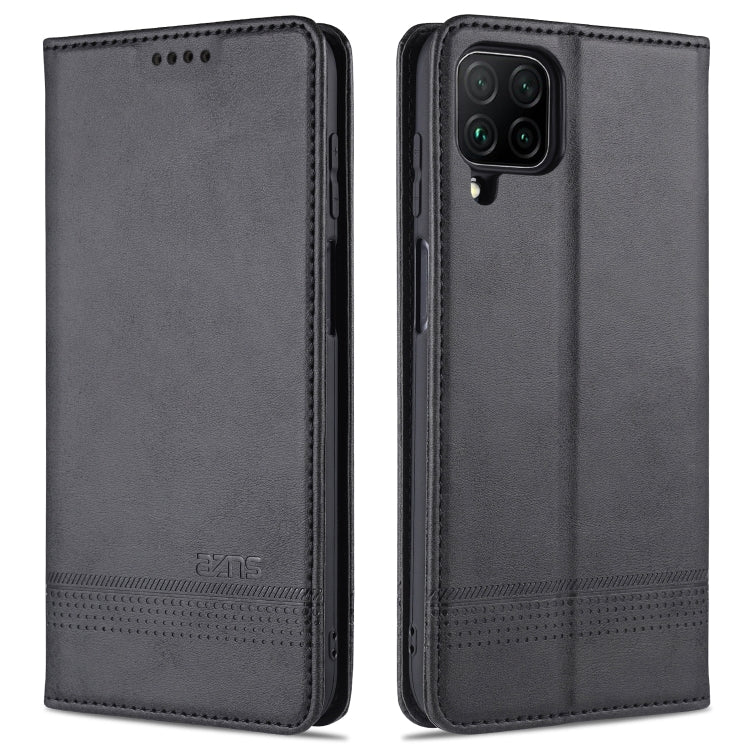 AZNS Magnetic Calf Texture Horizontal Flip Leather Case with Card Slots & Holder & Wallet, For Samsung Galaxy M32 Global
