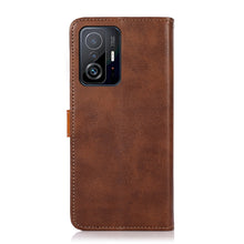 Load image into Gallery viewer, KHAZNEH Dual-color Cowhide Texture Horizontal Flip Leather Case with Holder &amp; Card Slots &amp; Wallet &amp; Photo Frame, For Xiaomi Mi 11T, For Xiaomi Mi 11T Pro
