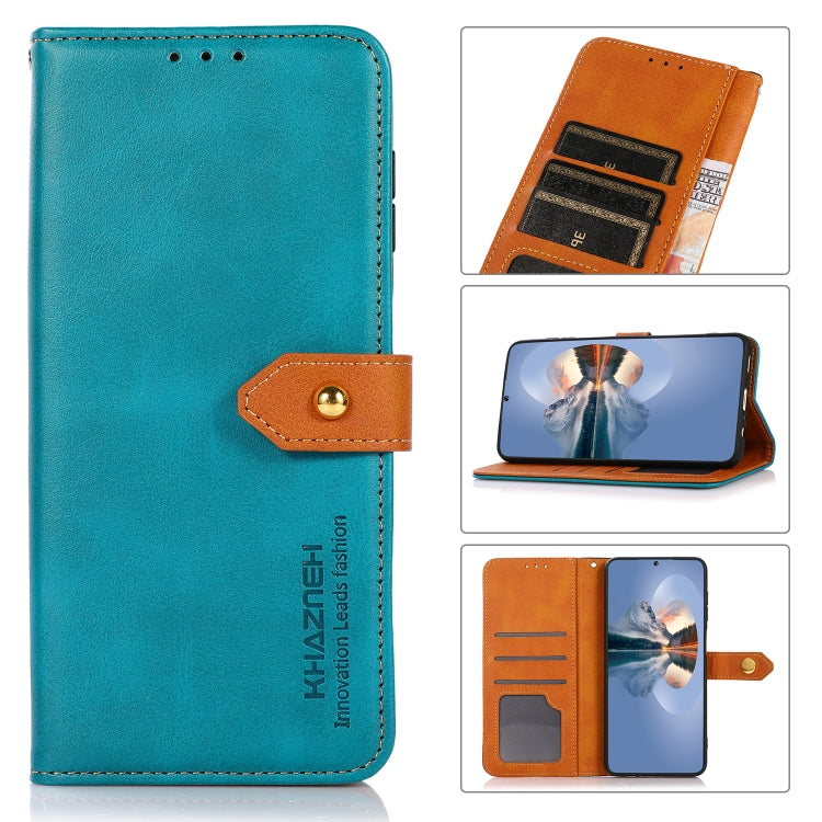 KHAZNEH Dual-color Cowhide Texture Horizontal Flip Leather Case with Holder & Card Slots & Wallet & Photo Frame, For Xiaomi Mi 11T, For Xiaomi Mi 11T Pro