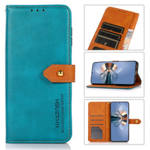 Load image into Gallery viewer, KHAZNEH Dual-color Cowhide Texture Horizontal Flip Leather Case with Holder &amp; Card Slots &amp; Wallet &amp; Photo Frame, For Xiaomi Mi 11T, For Xiaomi Mi 11T Pro