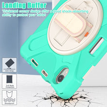 Load image into Gallery viewer, Silicone Hybrid PC Tablet Case with Grip Holder &amp; Shoulder Strap, For iPad mini 6 / mini 2024