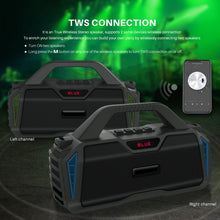 Load image into Gallery viewer, New Rixing NR-6011M Bluetooth 5.0 Portable Outdoor Karaoke Wireless Bluetooth Speaker with Microphone &amp; Shoulder Strap, NR-6011M(Black), NR-6011M(Red), NR-6011M(Blue), NR-6011M(Green)