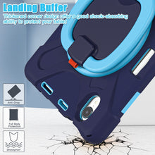 Load image into Gallery viewer, Heavy Duty Silicone Hybrid  PC Tablet Case with Holder &amp; Shoulder Strap, For iPad mini 6 / mini 2024, For iPad mini 6