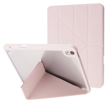 Load image into Gallery viewer, Deformation Transparent Acrylic Horizontal Flip PU Leather Case with Multi-folding Holder &amp; Sleep / Wake-up Function &amp; Pen Slot, For iPad Air 2022 / 2020 10.9, For iPad Pro 11.0 2021 / 2020 / 2018, For iPad 9.7 2017 / 2018 / Pro 9.7                    ...