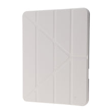 Load image into Gallery viewer, Deformation Transparent Acrylic Horizontal Flip PU Leather Case with Multi-folding Holder &amp; Sleep / Wake-up Function &amp; Pen Slot, For iPad Air 2022 / 2020 10.9, For iPad Pro 11.0 2021 / 2020 / 2018, For iPad 9.7 2017 / 2018 / Pro 9.7                    ...