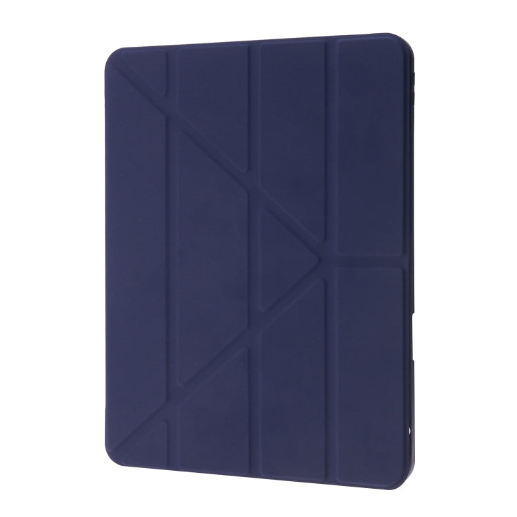 Deformation Transparent Acrylic Horizontal Flip PU Leather Case with Multi-folding Holder & Sleep / Wake-up Function & Pen Slot, For iPad Air 2022 / 2020 10.9, For iPad Pro 11.0 2021 / 2020 / 2018, For iPad 9.7 2017 / 2018 / Pro 9.7                    ...