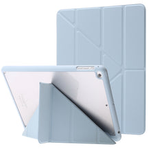 Load image into Gallery viewer, Deformation Transparent Acrylic Horizontal Flip PU Leather Case with Multi-folding Holder &amp; Sleep / Wake-up Function &amp; Pen Slot, For iPad Air 2022 / 2020 10.9, For iPad Pro 11.0 2021 / 2020 / 2018, For iPad 9.7 2017 / 2018 / Pro 9.7                    ...