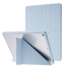 Load image into Gallery viewer, Deformation Transparent Acrylic Horizontal Flip PU Leather Case with Multi-folding Holder &amp; Sleep / Wake-up Function &amp; Pen Slot, For iPad Air 2022 / 2020 10.9, For iPad Pro 11.0 2021 / 2020 / 2018, For iPad 9.7 2017 / 2018 / Pro 9.7                    ...