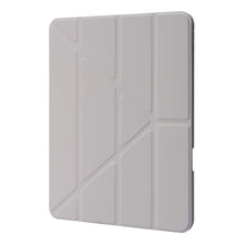 Load image into Gallery viewer, Deformation Transparent Acrylic Horizontal Flip PU Leather Case with Multi-folding Holder &amp; Sleep / Wake-up Function &amp; Pen Slot, For iPad Pro 11.0 2021 / 2020 / 2018, For iPad Air 2022 / 2020 10.9, For iPad 9.7 2017 / 2018 / Pro 9.7                    ...