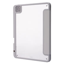 Load image into Gallery viewer, Deformation Transparent Acrylic Horizontal Flip PU Leather Case with Multi-folding Holder &amp; Sleep / Wake-up Function &amp; Pen Slot, For iPad Pro 11.0 2021 / 2020 / 2018, For iPad Air 2022 / 2020 10.9, For iPad 9.7 2017 / 2018 / Pro 9.7                    ...