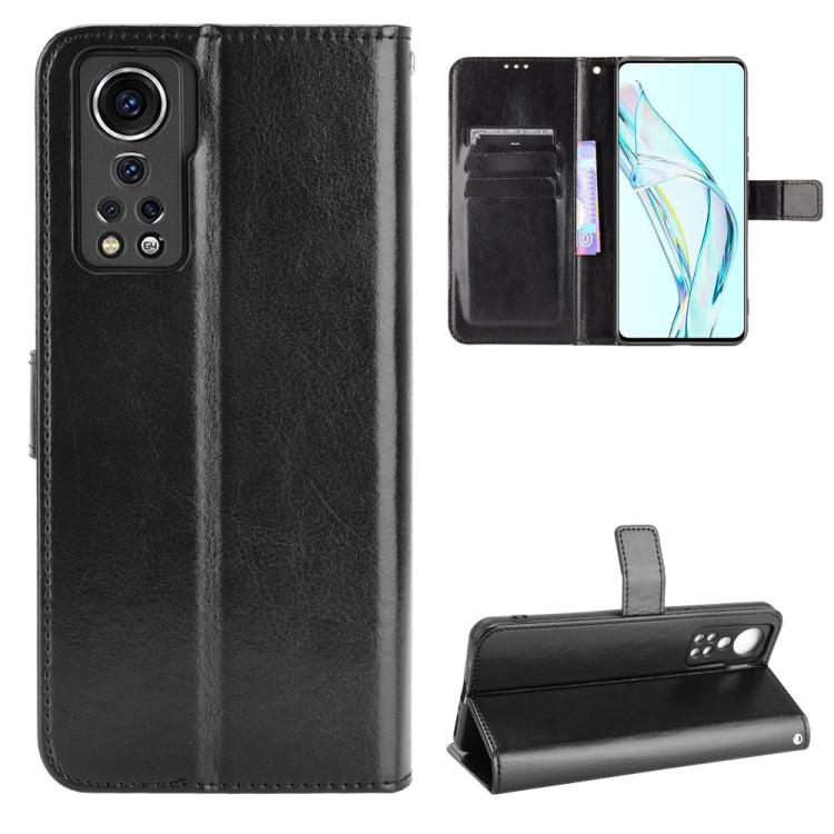 Crazy Horse Texture Horizontal Flip Leather Case with Holder & Card Slots & Lanyard, For Tecno Phantom X, For Tecno Pova 2, For UMIDIGI Bison Pro, For ZTE Axon 30 5G