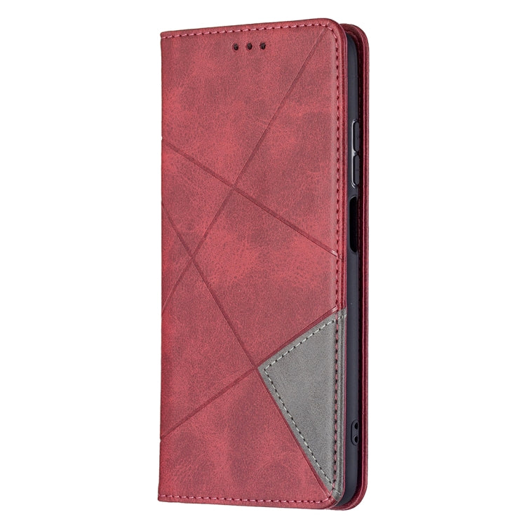 Rhombus Texture Horizontal Flip Magnetic Leather Case with Holder & Card Slots, For Xiaomi Redmi 10, For Xiaomi Mi 11T