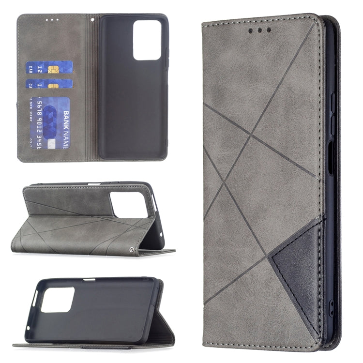 Rhombus Texture Horizontal Flip Magnetic Leather Case with Holder & Card Slots, For Xiaomi Redmi 10, For Xiaomi Mi 11T