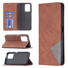 Load image into Gallery viewer, Rhombus Texture Horizontal Flip Magnetic Leather Case with Holder &amp; Card Slots, For Xiaomi Redmi 10, For Xiaomi Mi 11T