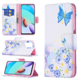 Colored Drawing Pattern Horizontal Flip Leather Case with Holder & Card Slots & Wallet, For Xiaomi Redmi 10, For Xiaomi Mi 11T