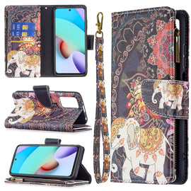 Colored Drawing Pattern Zipper Horizontal Flip Leather Case with Holder & Card Slots & Wallet, For Xiaomi Redmi 10, For Xiaomi Mi 11T