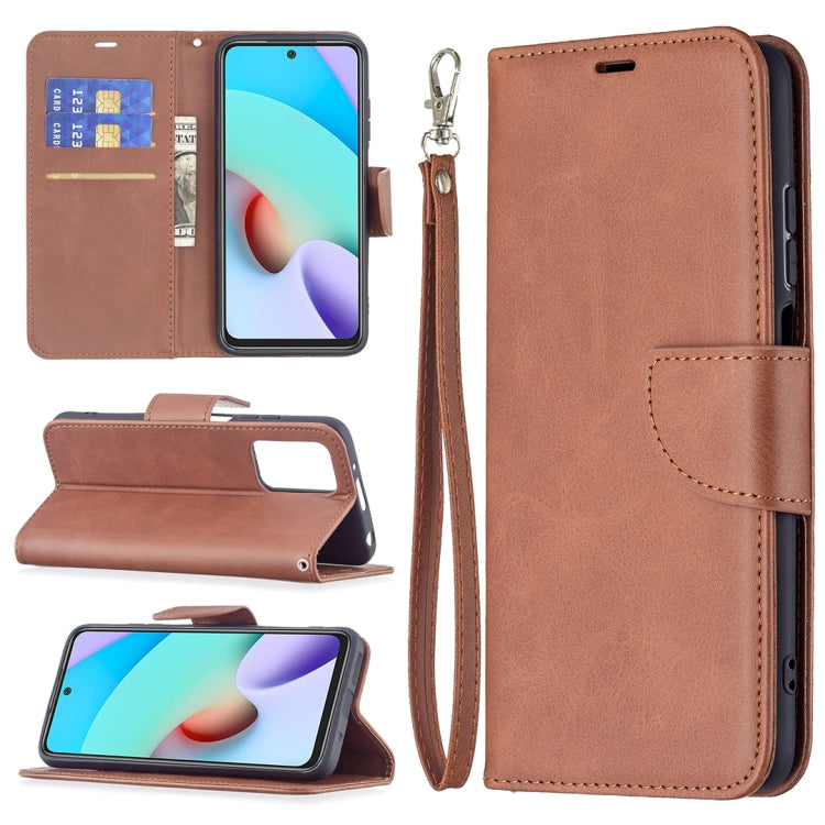 Retro Lambskin Texture Pure Color Horizontal Flip PU Leather Case with Holder & Card Slots & Wallet & Lanyard, For Xiaomi Redmi 10, For Xiaomi Mi 11T