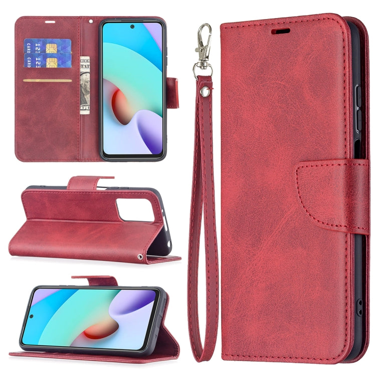 Retro Lambskin Texture Pure Color Horizontal Flip PU Leather Case with Holder & Card Slots & Wallet & Lanyard, For Xiaomi Redmi 10, For Xiaomi Mi 11T