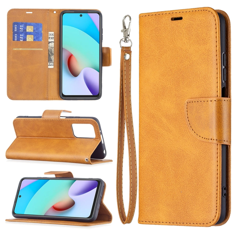 Retro Lambskin Texture Pure Color Horizontal Flip PU Leather Case with Holder & Card Slots & Wallet & Lanyard, For Xiaomi Redmi 10, For Xiaomi Mi 11T