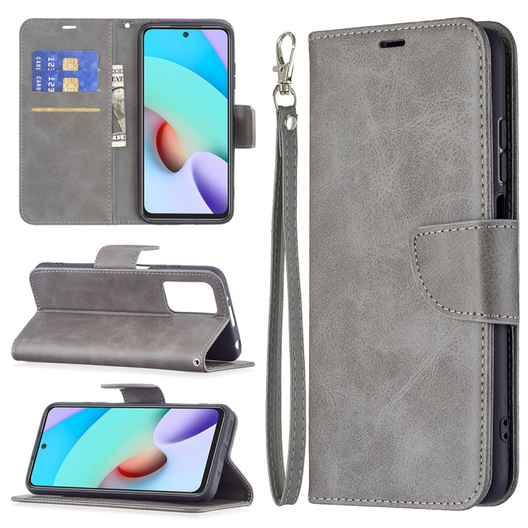 Retro Lambskin Texture Pure Color Horizontal Flip PU Leather Case with Holder & Card Slots & Wallet & Lanyard, For Xiaomi Redmi 10, For Xiaomi Mi 11T