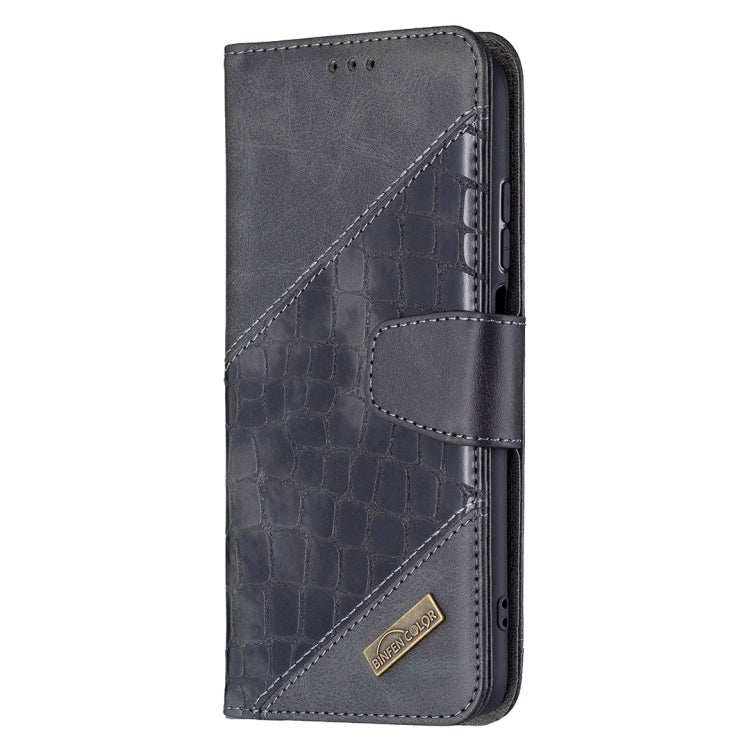 Matching Color Crocodile Texture Horizontal Flip PU Leather Case with Wallet & Holder & Card Slots, For Xiaomi Redmi 10